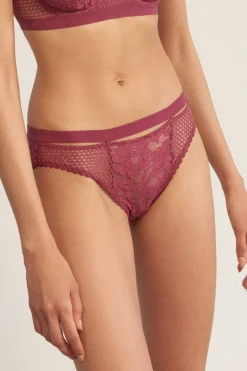 £30 And Under | Briefs>Else Petunia Brief in Orchid, Size XS (UK 6)