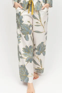 Pyjama Pants & Shorts | £30 And Under>Cyberjammies Piper Floral Print Pyjama Bottom, Size UK 8 White