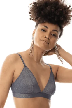 £30 And Under | Wireless Bras>Mey Poetry Luxe Triangle Bra DeepShadow