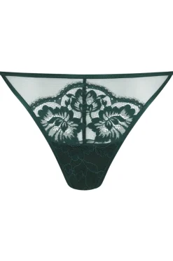 £30 And Under | Thongs & G-strings>Mey Poetry Vogue Mini Thong GreenLeavers