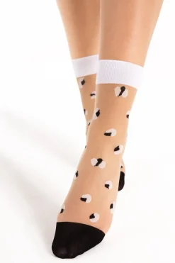 £30 And Under | Sheer Lingerie>FiORE Pop Up Socks 15 Denier Nude/White/Black