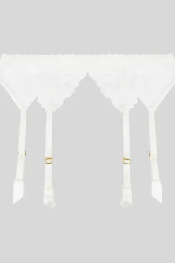Bridal & Honeymoon Lingerie | Sexy Lingerie>Lise Charmel Princesse Iris Suspender EcruNacre