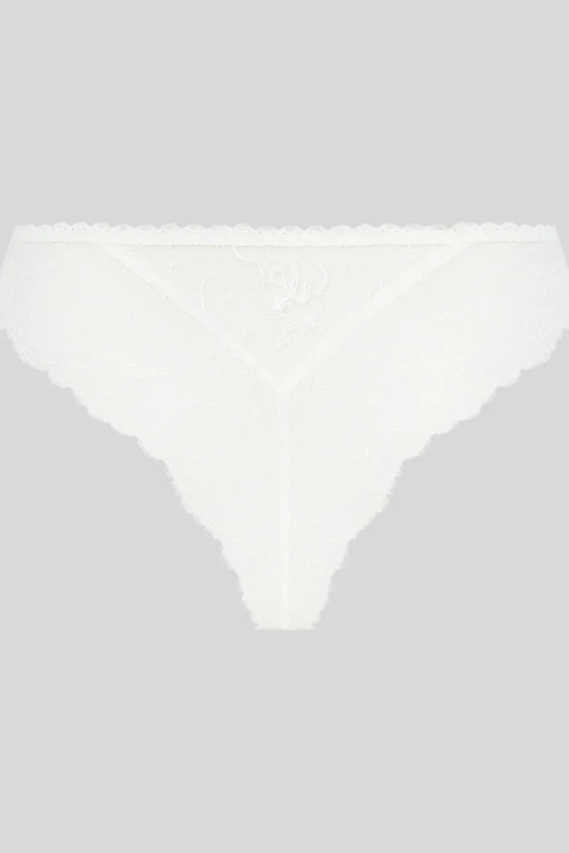 Mother's Day | Bridal & Honeymoon Lingerie>Lise Charmel Princesse Iris Thong EcruNacre