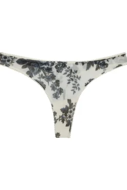 £30 And Under | Thongs & G-strings>Underprotection Rania Thong, Size L (UK 12-14) Black