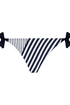 Sexy Lingerie | Luxury French Lingerie>Lise Charmel Rayure En Ligne Tie Side Bikini Bottom RayureCroisiere