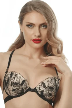 Push Up Bras | Plunge Bras>Prelude Rita Push Up Bra Black