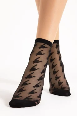 £30 And Under | Sheer Lingerie>FiORE Rita Socks 20 Denier in Black