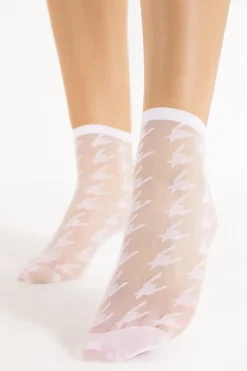 £30 And Under | Sheer Lingerie>FiORE Rita Socks 20 Denier in White