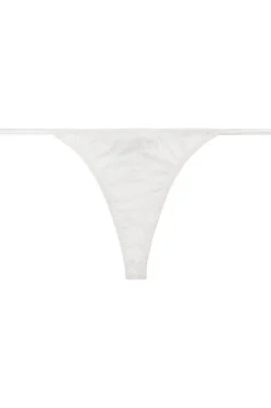 Bridal & Honeymoon Lingerie | Thongs & G-strings>Love Stories Roomie Satin Tanga Thong OffWhite