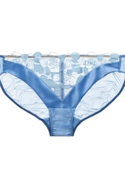 Sheer Lingerie | Briefs>Dita Von Teese Rosabelle Brief in Ethereal Blue