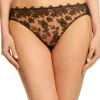 Sheer Lingerie | Briefs>Dita Von Teese Rose Glambition Brief Black