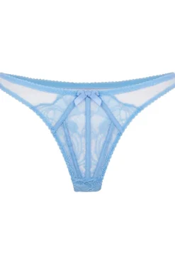 Thongs & G-strings>Agent Provocateur Rozlyn Thong, Size 5 (UK 14) CornflowerBlue