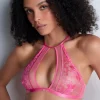 Sexy Lingerie | Luxury French Lingerie>Aubade Rules of Attraction Bralette in Pink