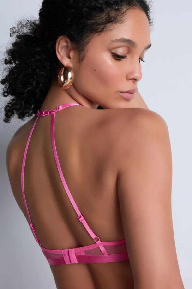 Sexy Lingerie | Luxury French Lingerie>Aubade Rules of Attraction Bralette in Pink