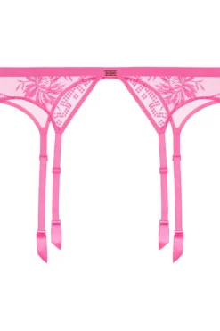 Sexy Lingerie | Luxury French Lingerie>Aubade Rules of Attraction Suspender in Pink