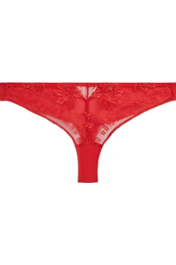 Red Lingerie | Sexy Lingerie>Aubade Rules of Attraction Tanga in Red