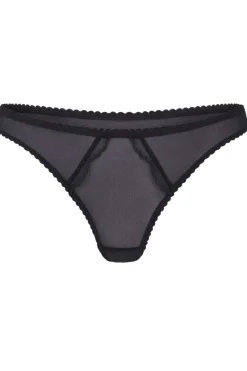 £30 And Under | Thongs & G-strings>Agent Provocateur Sara Thong, Size 6 (UK 16) Black