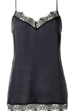 Pyjama Tops | Luxury French Lingerie>Simone Pérèle Satin Secrets Camisole Full Moon