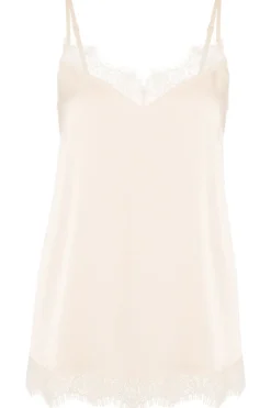 Pyjama Tops | Bridal & Honeymoon Lingerie>Simone Pérèle Satin Secrets Camisole Rose Sakura