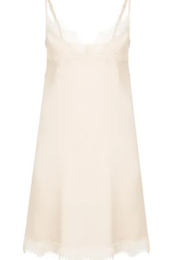 Nighties, Babydolls & Chemises | Bridal & Honeymoon Lingerie>Simone Pérèle Satin Secrets Nightdress Rose Sakura