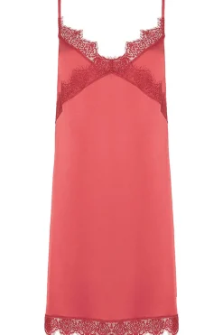 Nighties, Babydolls & Chemises | Mother's Day>Simone Pérèle Satin Secrets Nightdress Quartz Pink
