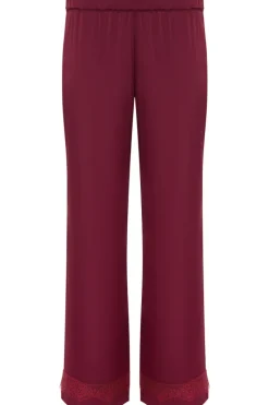 Pyjama Pants & Shorts | Red Lingerie>Simone Pérèle Satin Secrets Pants in Spinel Red SpinelRed