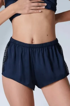 Pyjama Pants & Shorts | Luxury French Lingerie>Simone Pérèle Satin Secrets Short Full Moon
