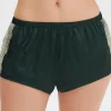 Pyjama Pants & Shorts | Luxury French Lingerie>Simone Pérèle Satin Secrets Short Kolsai Green