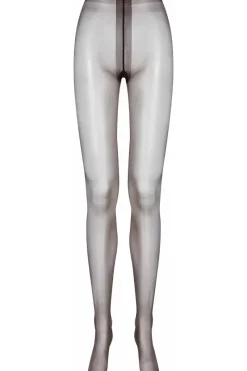 £30 And Under | Sexy Lingerie>Maison Close Satin Tights Smoky 10 Denier