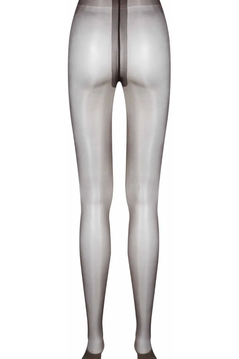 £30 And Under | Sexy Lingerie>Maison Close Satin Tights Smoky 10 Denier