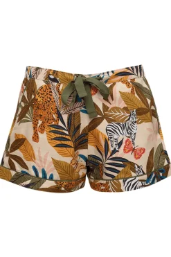 Pyjama Pants & Shorts | £30 And Under>Cyberjammies Savannah Safari Print Shorts Multi