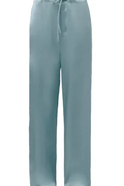 Silk Nightwear | Pyjama Pants & Shorts>Sainted Sisters Scarlett Silk Pants DuckEggBlue