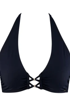 Luxury French Lingerie | Sexy Lingerie>Aubade Secret Laguna Full Cup Triangle Bikini Top Black