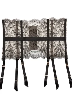 Sheer Lingerie | Suspender Belts>Dita Von Teese Severine Suspender in Black