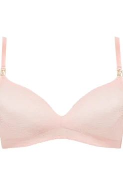 £30 And Under | Wireless Bras>Nudea Sheer Deco Bralette in Blush Pink BlushPink