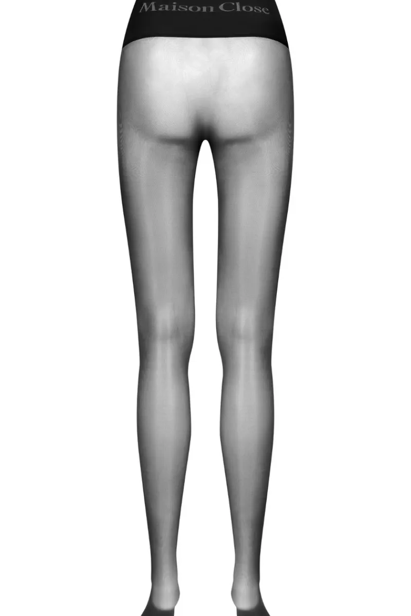Black Tights | Sexy Lingerie>Maison Close Signature Seamless Tights Black 20 Denier