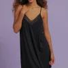 Nighties, Babydolls & Chemises | Mother's Day>Antigel Simply Graphic Nightie SimplyGraphicBlack