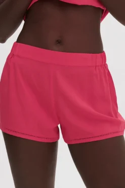 Pyjama Pants & Shorts | Luxury French Lingerie>Simone Pérèle Songe Short PitayaPink