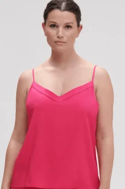 Pyjama Tops | Luxury French Lingerie>Simone Pérèle Songe Top PitayaPink