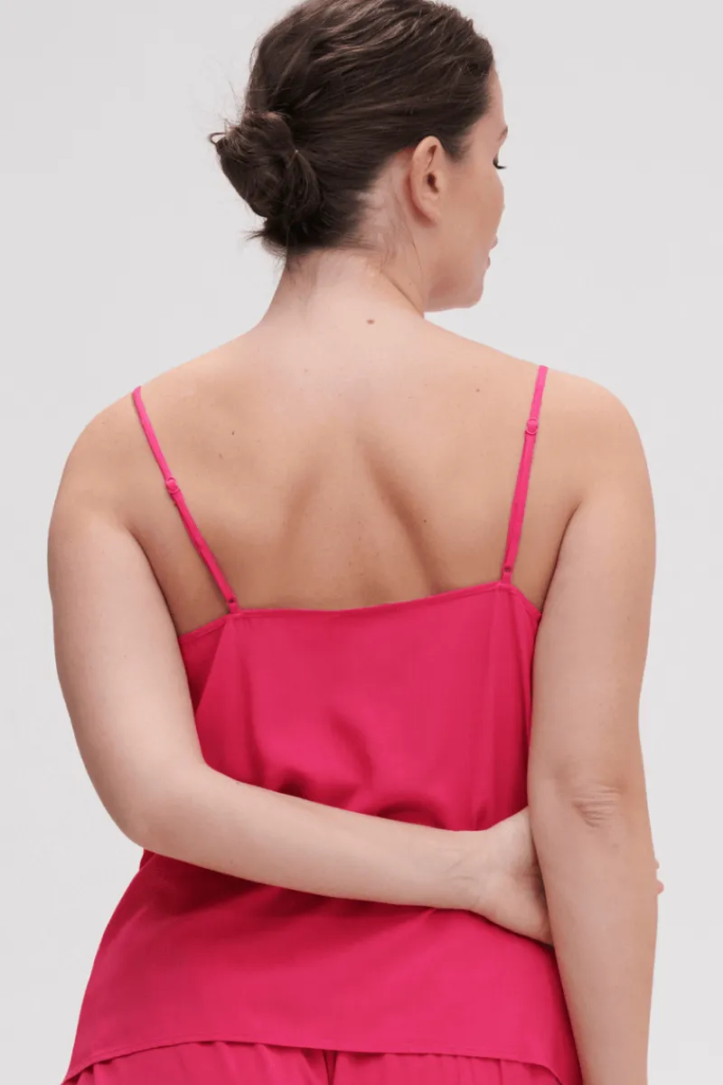 Pyjama Tops | Luxury French Lingerie>Simone Pérèle Songe Top PitayaPink
