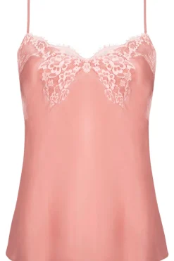 Silk Nightwear | Pyjama Tops>Lise Charmel Splendeur Soie Camisole in Rose