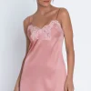 Silk Nightwear | Nighties, Babydolls & Chemises>Lise Charmel Splendeur Soie Silk Night Dress in Rose, Size L (UK 14)