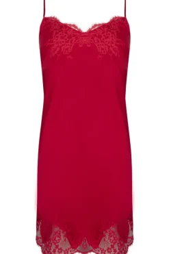 Silk Nightwear | Nighties, Babydolls & Chemises>Lise Charmel Splendeur Soie Silk Night Dress in Rouge