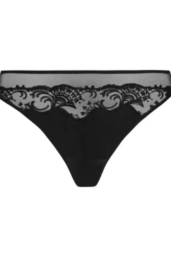 Sexy Lingerie | Luxury French Lingerie>Lise Charmel Splendeur Soie Thong Black
