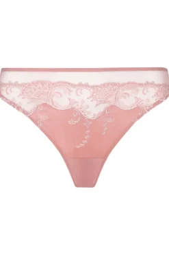 Sexy Lingerie | Luxury French Lingerie>Lise Charmel Splendeur Soie Thong Rose