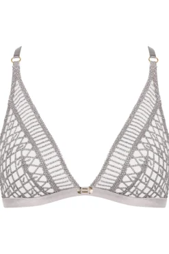 Sexy Lingerie | Sheer Lingerie>Aubade Stardust Dream Bralette CosmosSilver