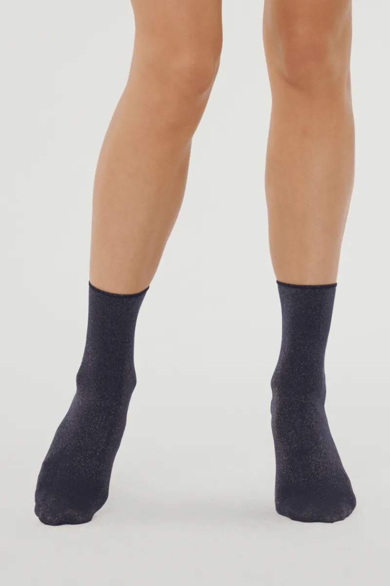 £30 And Under>Wolford Stardust Shiny Socks