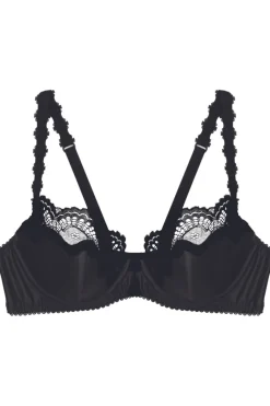 Balconette Bras & Demi Bras | Underwired Bras>Dita Von Teese Starlift Balconette Bra Black