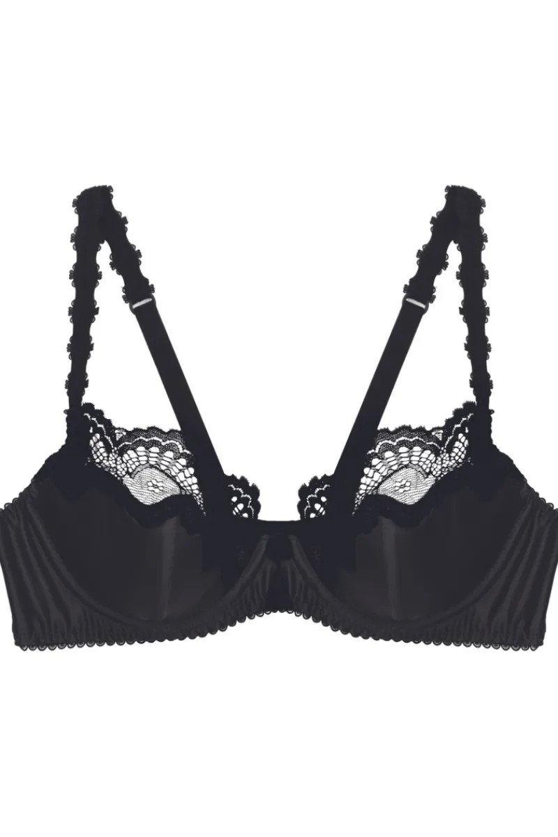 Balconette Bras & Demi Bras | Underwired Bras>Dita Von Teese Starlift Balconette Bra Black