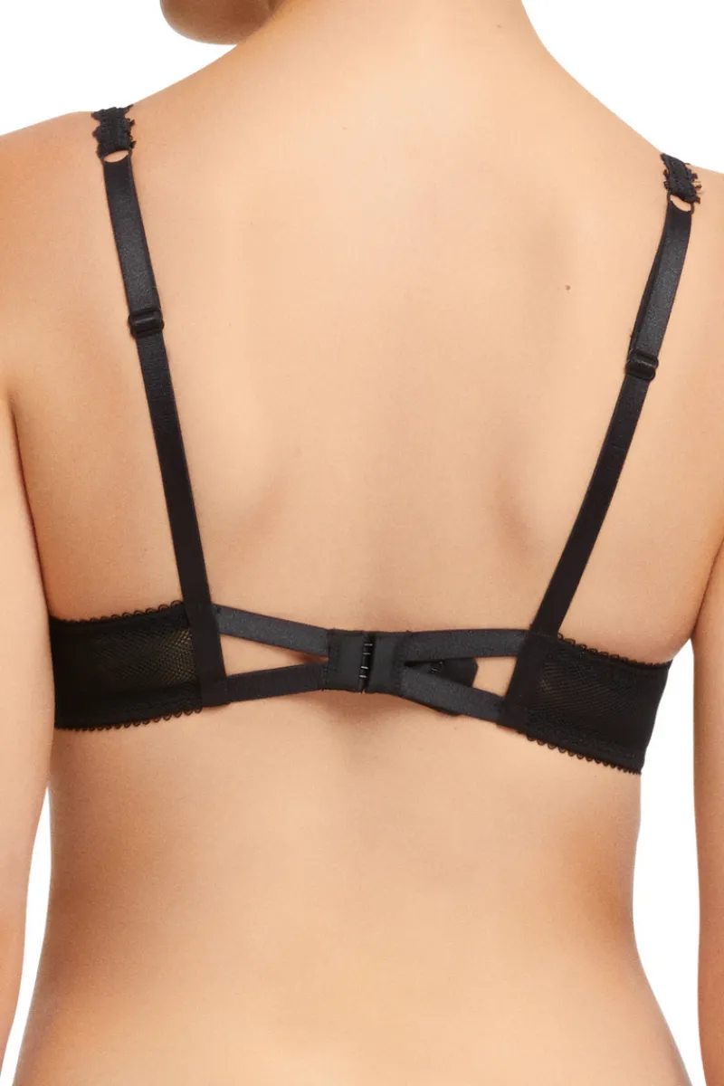 Balconette Bras & Demi Bras | Underwired Bras>Dita Von Teese Starlift Balconette Bra Black